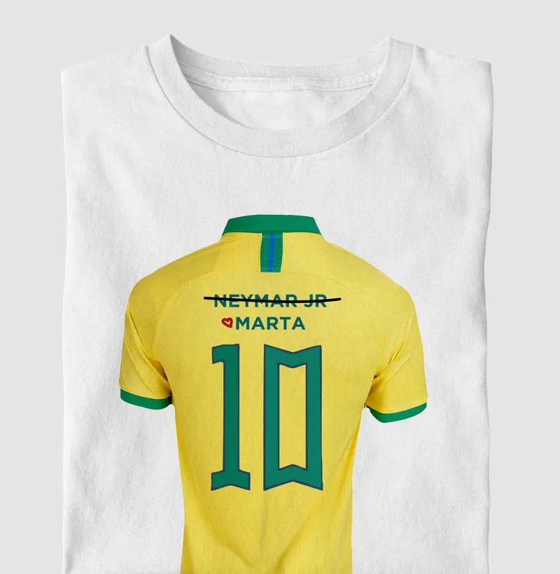 aqui é marta 10 — camiseta